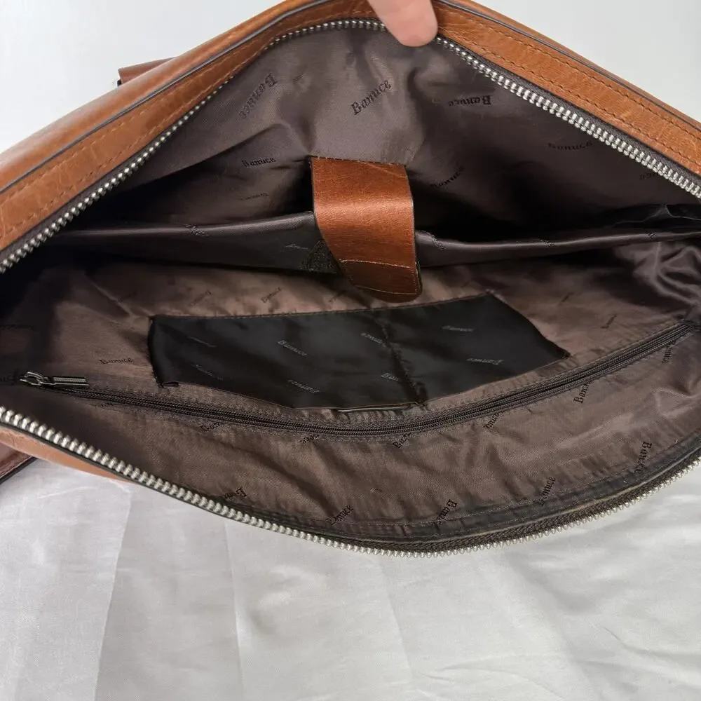 Banuce leather briefcase